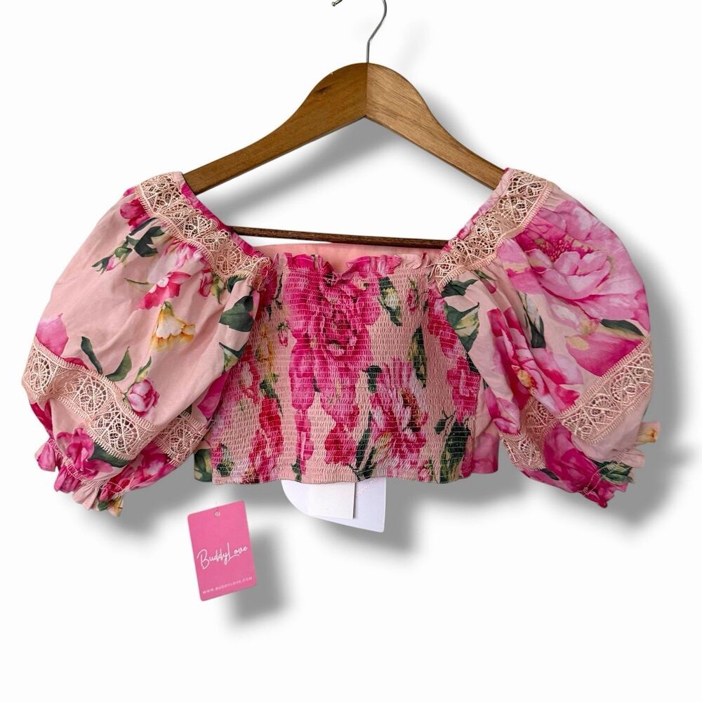 New Buddy Love Explorer Set Tweens Floral Top Skort 100% Cotton Small Size 10 - Picture 10 of 16